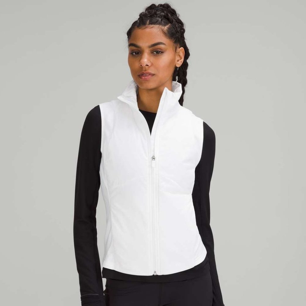 NWT Lululemon Push Your Pace Vest Size 8 in White
